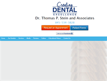 Tablet Screenshot of creatingdentalexcellence.com